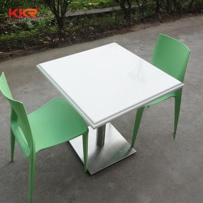 Top End Restaurant Solid Surface Dining Table