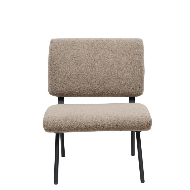 Nordic Lounge Armchair Art Discussion Living Room Wool Fabric Sofa Designer Leisure Chair