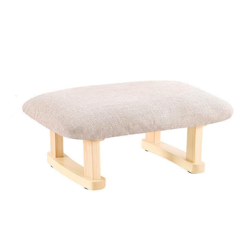 Hot Selling Solid Wood Sofa Stool Ottoman Fabric Low Stool