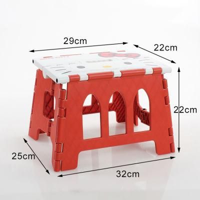 Plastic Folding Stool Printed with Anime Characters