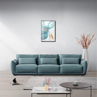 Modern Leisure Living Room Leather Sofa for Home 2858