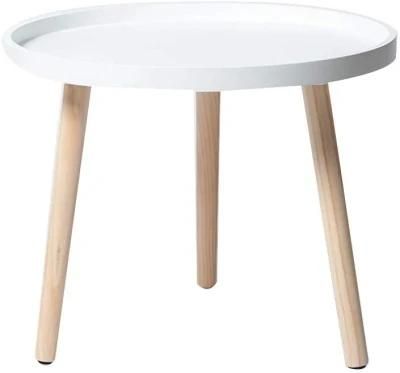 Hotel Lounge Living Room Furniture Tea Cafe Table White Modern Decor Round Terrazzo Coffee Table