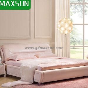 Cheaper King Leather Bed (MS-07186)
