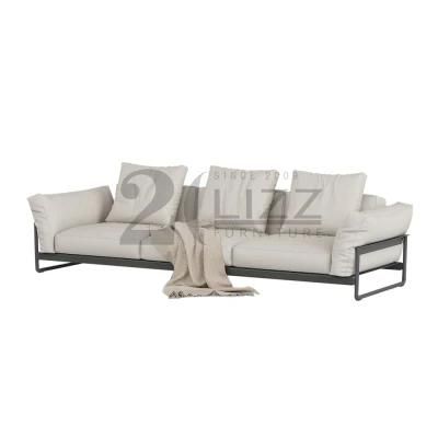 Modern European Leisure Genuine Leather Sofa Wooden Home Event Hotel Office Bedroom Furniture Leisure White Couch