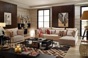Modern Fabric Living Room Sofa