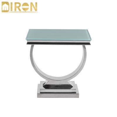 2021 China Factory High Quality Home Office Stainless Steel Coffee Side Tea Table