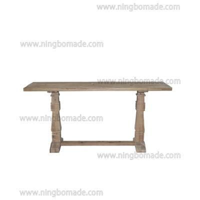 Classic Chic Eco-Friendly Paint Furniture Natural Reclaimed Pine Console Table