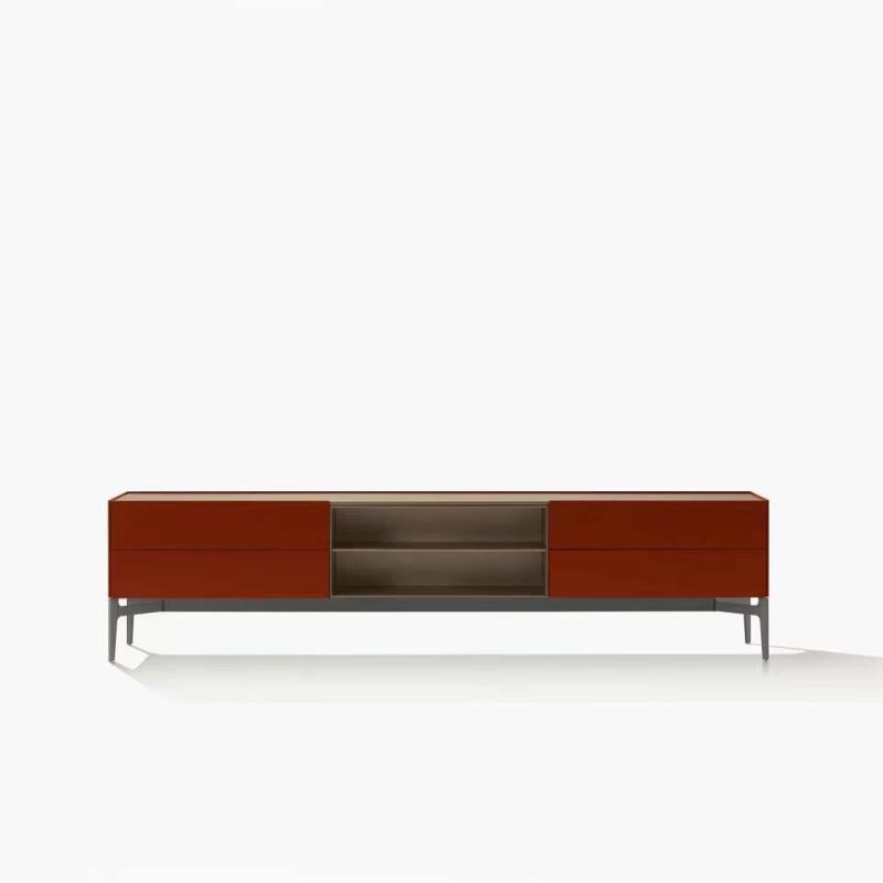Code-1 Wooden TV Stand, Latest Italian Design Wooden TV Stand, Living Room Furniture Set in Home and Hotel Furniture Custom-Made