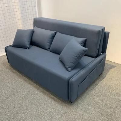 Technology Cloth Double Three-Person Multi-Functional Small Apartment Storage Sofa Bed