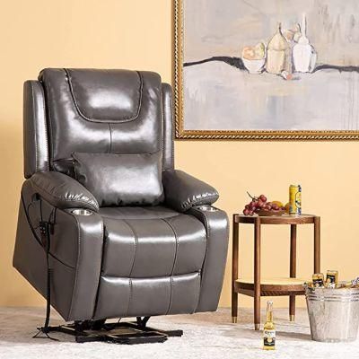 Synthetic Leather Electric Lift Recliner Massage Chairs