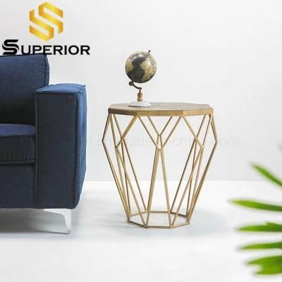 European Style Home Living Room Modern Metal Side Table