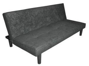 Microfiber Folding Couch Clic-Clac Sofa Bed with Plastic Legs (LS-S01)