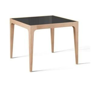 High Quality Solid Wood Coffee Table with Tempered Glass Top