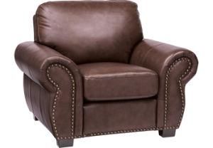 Top-Grain Leather Reclining Sofa, Loveseat and Armchair Set