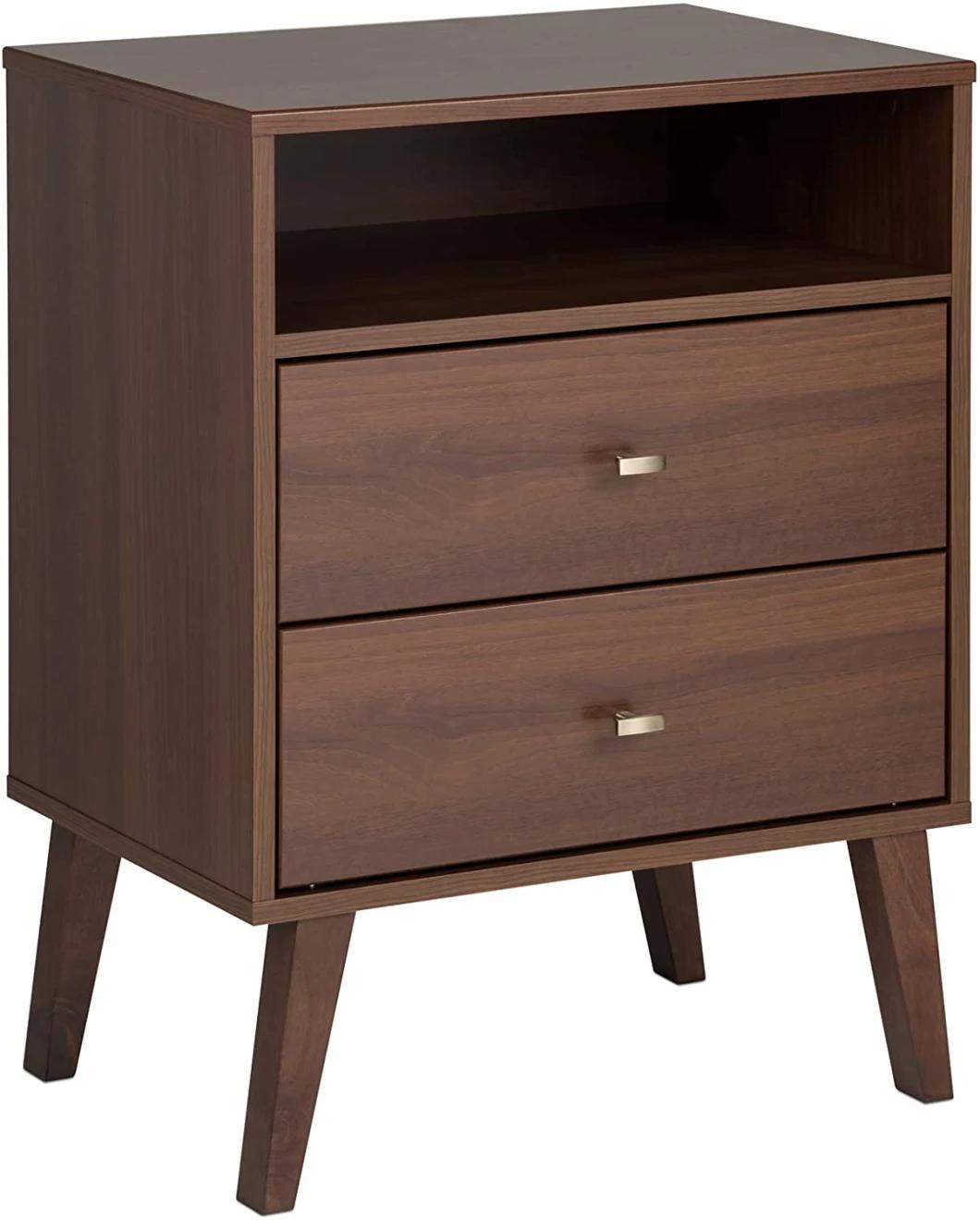 Factory Cheap Price Modern Wooden Side Table Tea Table for Living Room Round Tray Coffee Table with Solid Wood Leg
