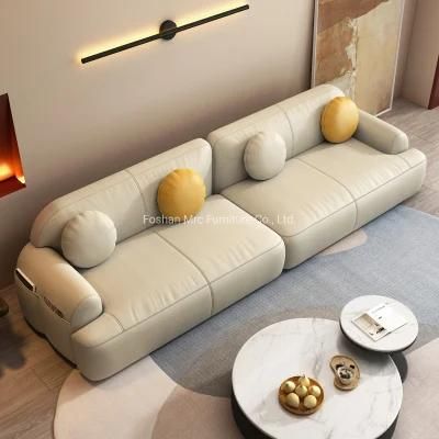 China Wholesale Fabric Modern Sofa with Feather Cushion