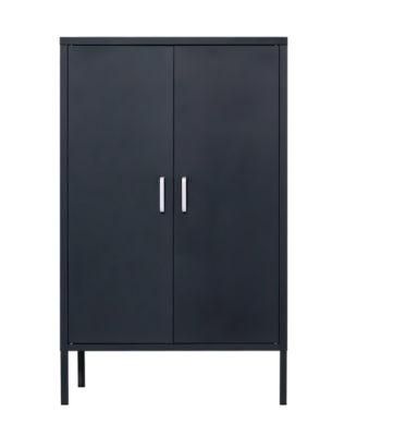 Modern Metal 3 Shelf Vertical Metal Home Furniture Storage Cabinet