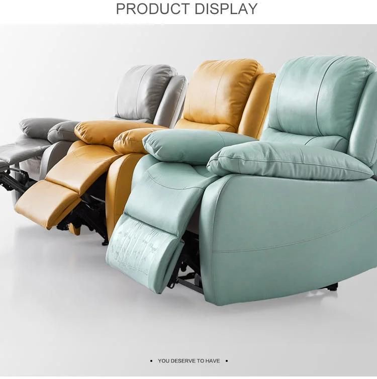 Linsy Single Seater Function Sofa Modern Leather Power Electric Recliner Sofa Ls170sf3