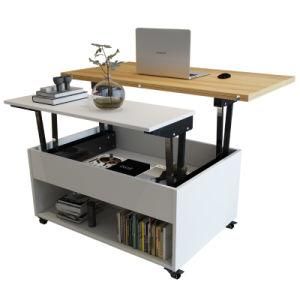 Hot Sale Amazon Modern White Triangle MDF Wood Top Bamboo Leg Living Room Sofa Side End Tea Nesting Coffee End Table Sets