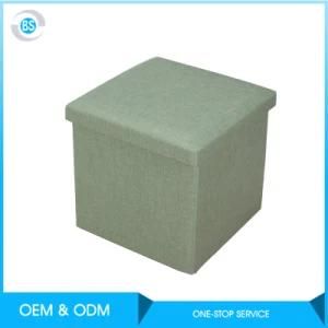 Foldable Storage Ottoman Box/Ottoman Bench Seats with Removable Lid