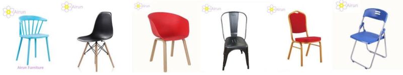 Stylish Modern Design Home Hotel Coffee Shop Start Coffee Table with Wooden Top Metal Legs