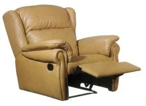 Modern Reclining Chair Sofa with Genuine Leather Couches