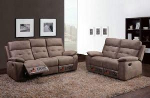 Newest Living Room Liyasi Sofa European Style Sectional Sofa with Manual Recliners