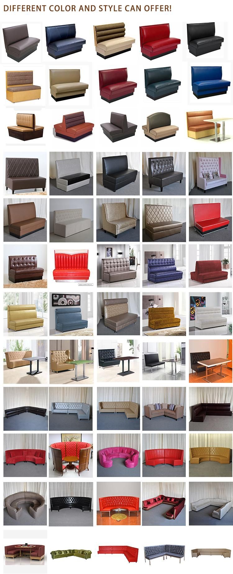 Wholesale Customade Durable Leather Foot Stool Sofa (SP-ES137)