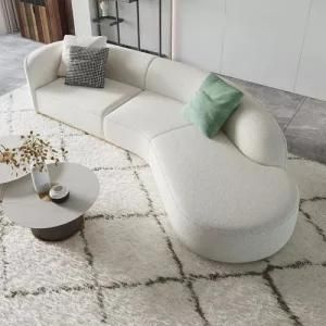 Modern Light Luxury Sofa Arc Italian Simple Style