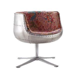 Modern Style Swivel Single Aluminium Cup Chair