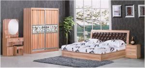 Wooden Melamine Home Furniture/ Bedroom Furniture Set (2110)