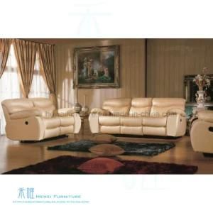 Modern Leather Recliner Sofa Set for Home Theater (DW-14S)