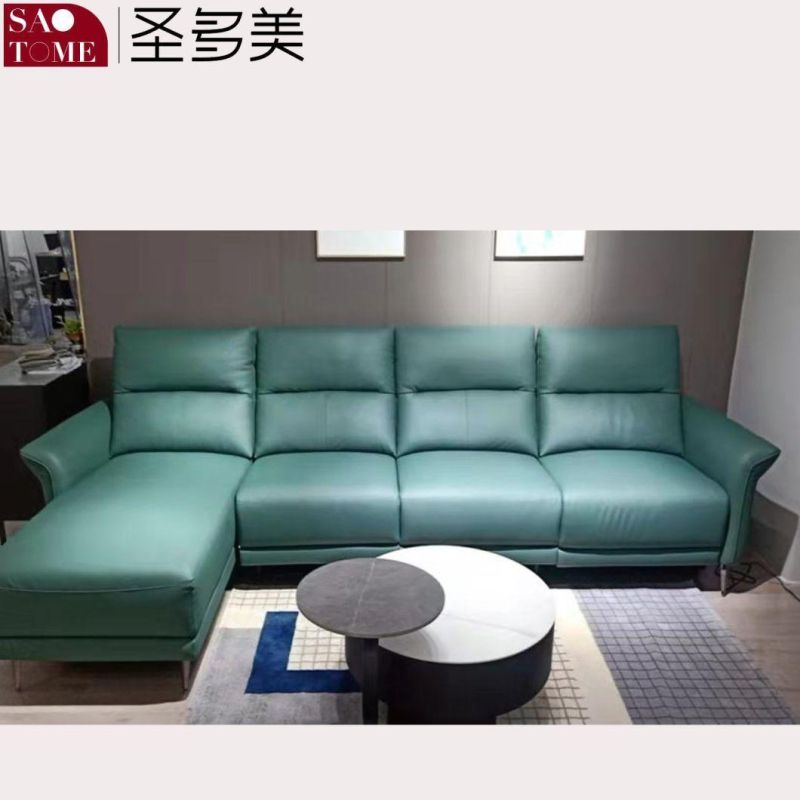 Modern Smart Home Private Cinema Leather Double-Support Single-Function Sofa
