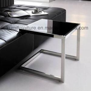 Simple Tempered Glass Side Table