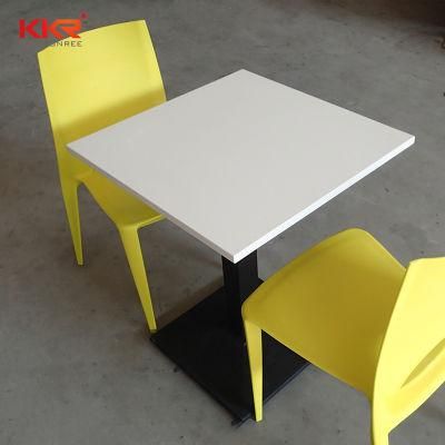 Best Quality Dirty Resistant Restaurant Resin Corian Acrylic Solid Surface Table