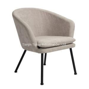 Designer Stylish Fabric Living Room Furniture Metal Leisure Sofa Chair