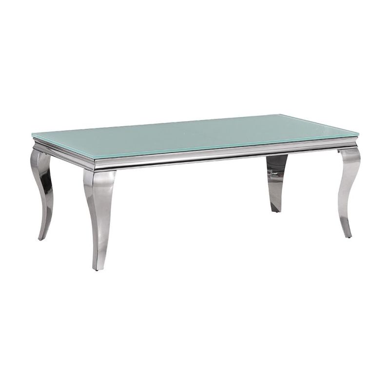 Latest Design Glass Top Metal Stainless Steel Side Table Living Room Tempered Glass Marble Coffee Table