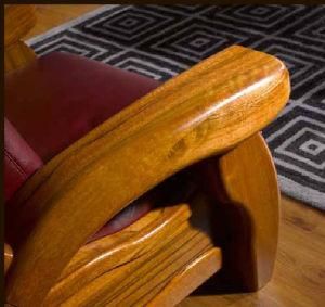Mordern Solid Wood Leather Sofa