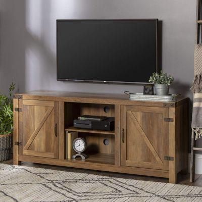 Rustic Oak TV Stand for Living Room Furbiture