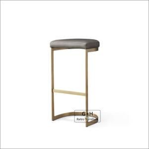 Modern Party Hire Stackable Rose Gold Metal Arrow Counter Bar Stools