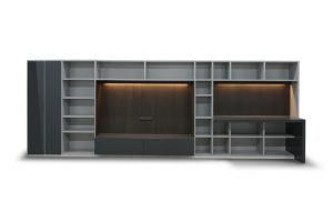 New Design TV Wall Cabinet with Desk (WS104)