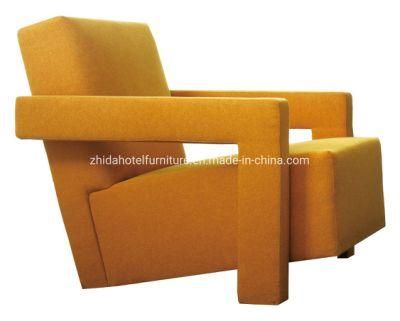 Modern Wooden Armrest 5 Star Chair for Hotel Restanrant Lobby Area