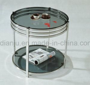 Glass Stainless Steel Furniture Side Side Table (CT051)
