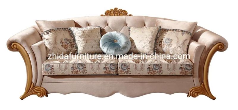 Hotel Restaurant Reception Classic Cheap Luxury Living Room Sofa