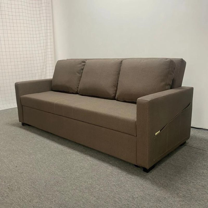 Modern Scratch Resistant Fabric Hotel Bedroom Leisure Folding Sofa Bed