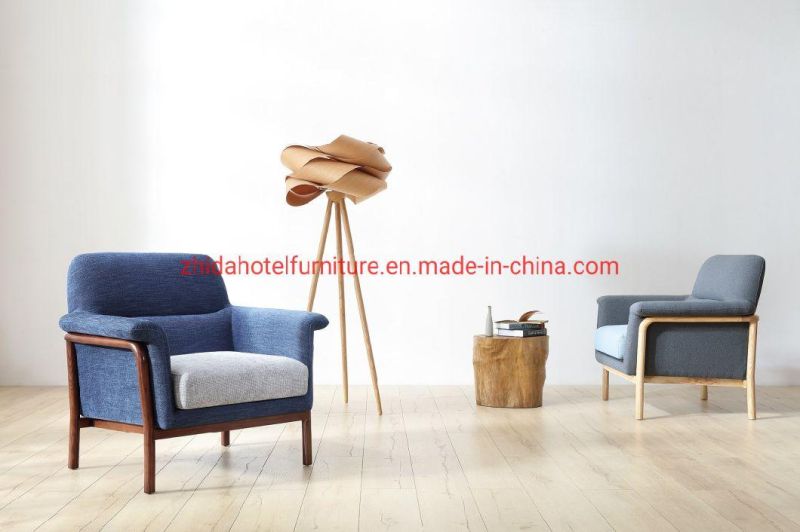 Wooden Armrest Modern Restaurant Home Hotel Chair for Living Room Furniture