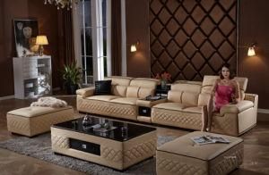 Modern Sofa Furniture Leather Sofa with Genuine Leather