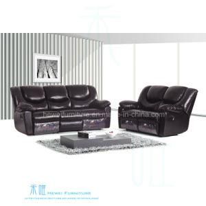 Modern Leather Recliner Sofa for Home Theater (DW-6009S)