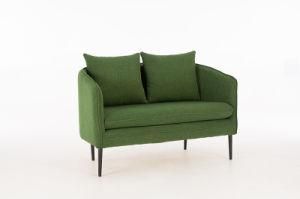 Home Living Room Furniture Sofa Set Comfortable Couch Sectional Green Fabric Sofa