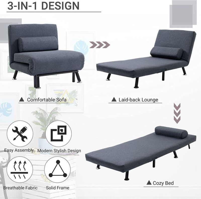 Modern Household Living Room Furniture Simple Leisure Folding Sofa